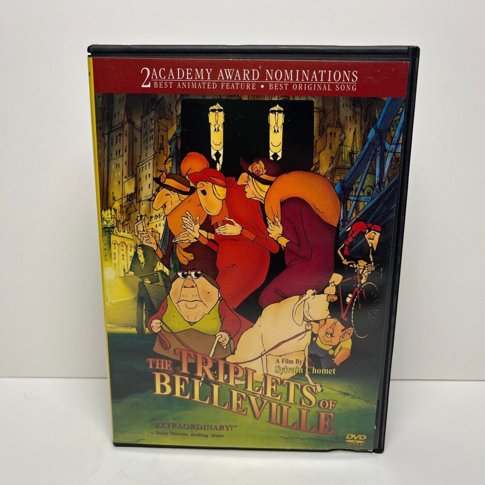 The Triplets of Belleville (DVD, 2004) in Blockbuster Case